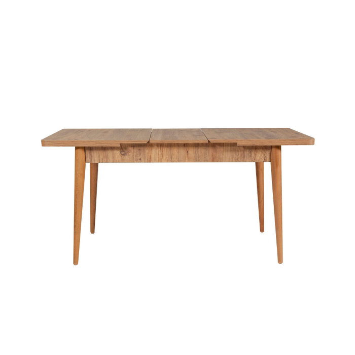 Hanah Home Vina 1053 Juego de Comedor Extensible Pino Atlántico y Antracita